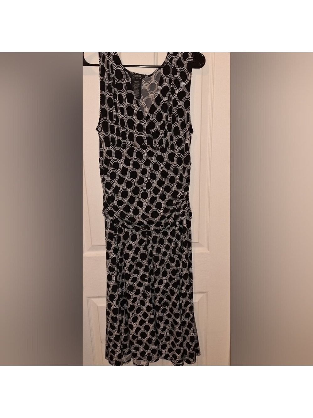 George Black Circle Dress Womens